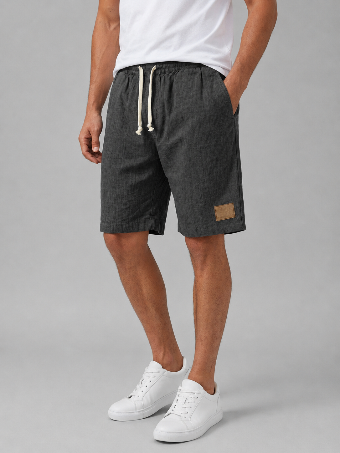 Linen-Look Shorts