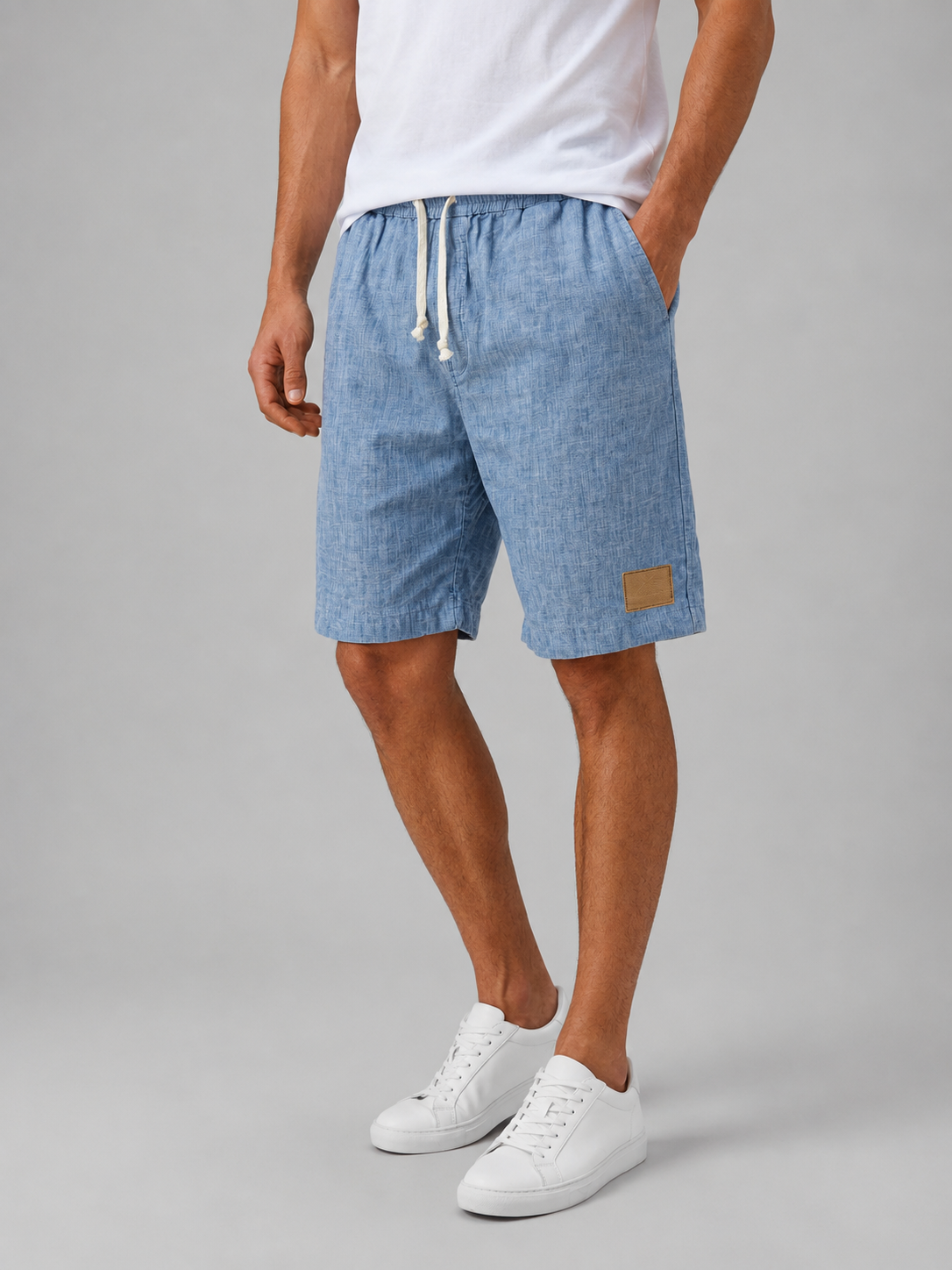 Linen-Look Shorts