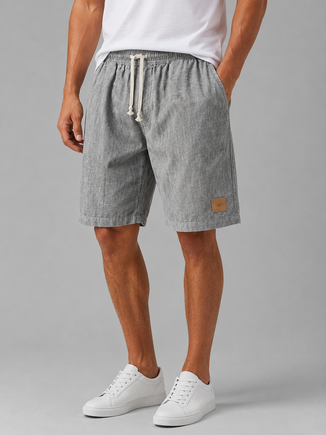 Linen-Look Shorts
