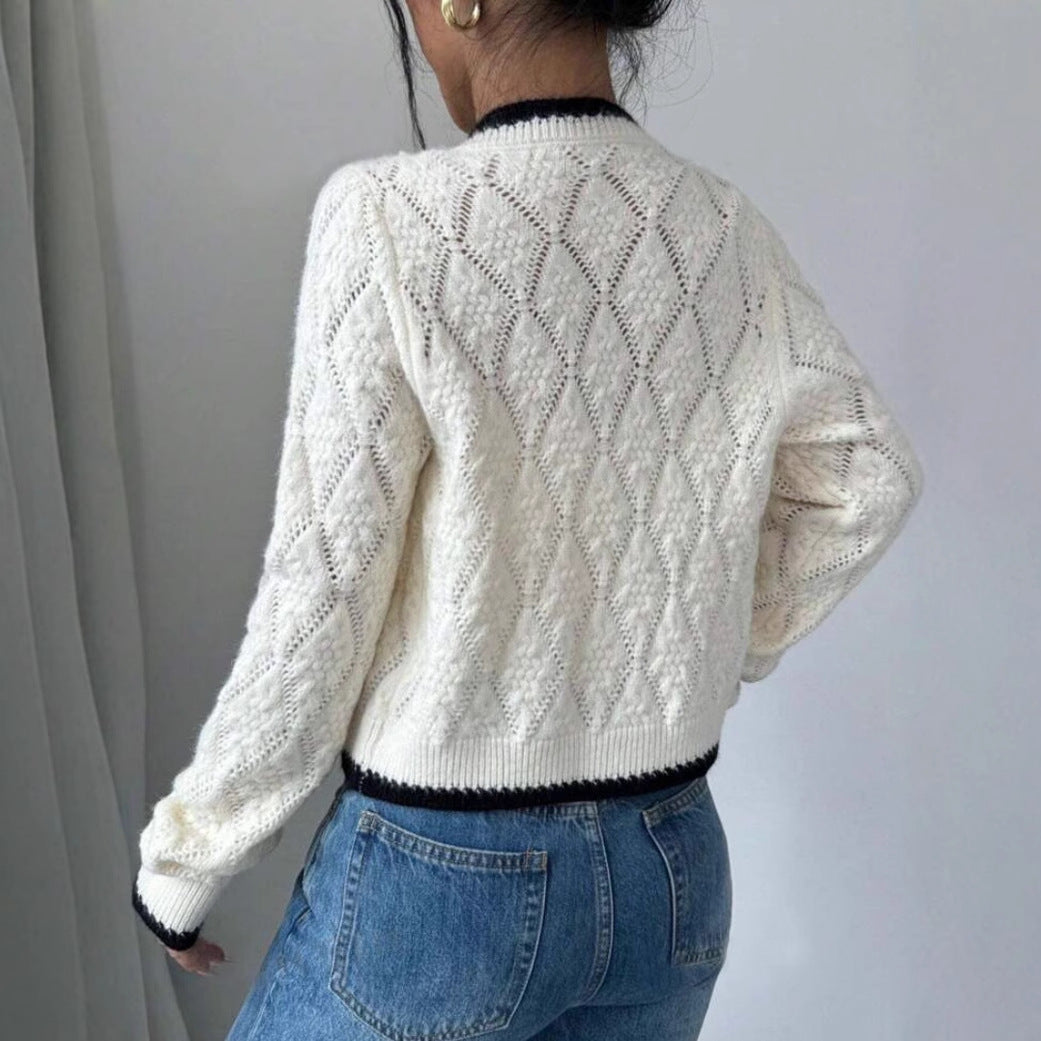 Image of Lisa | Women's Cropped Knit Cardigan