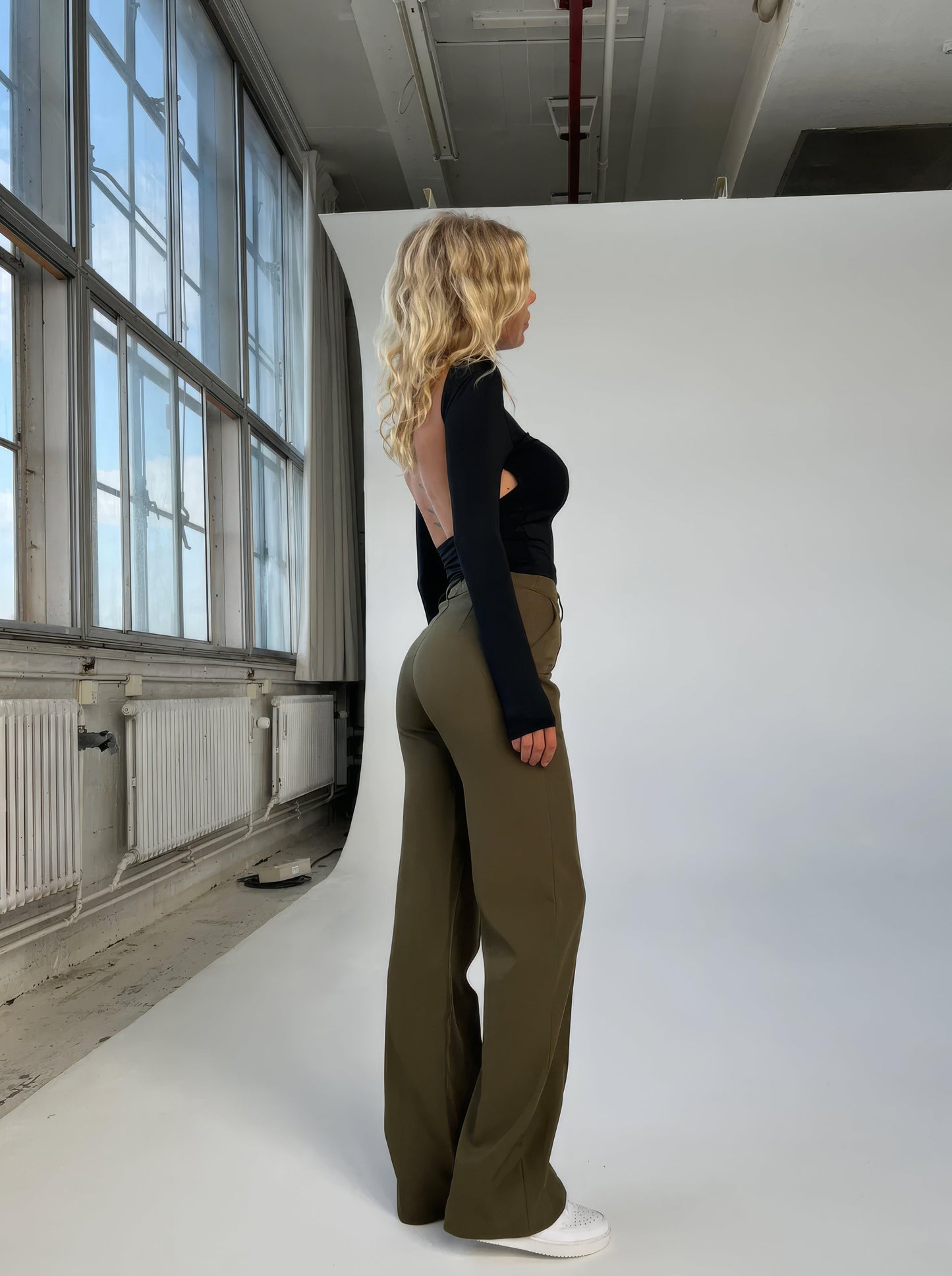 Image of Lisa | Women's High-Waisted Wide Leg Pants