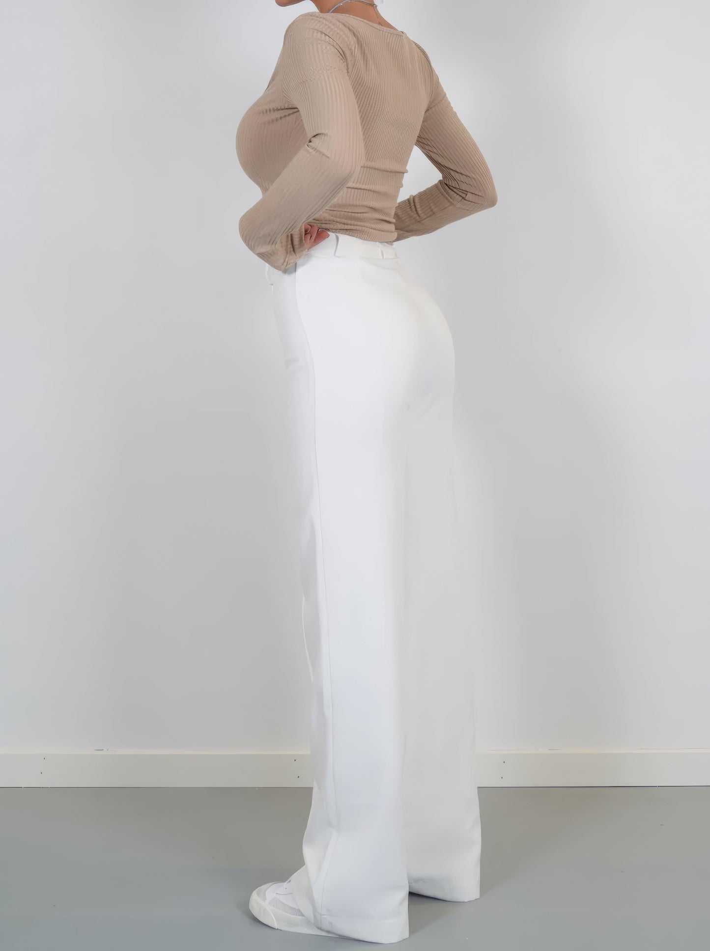 Image of Lisa | Women's High-Waisted Wide Leg Pants