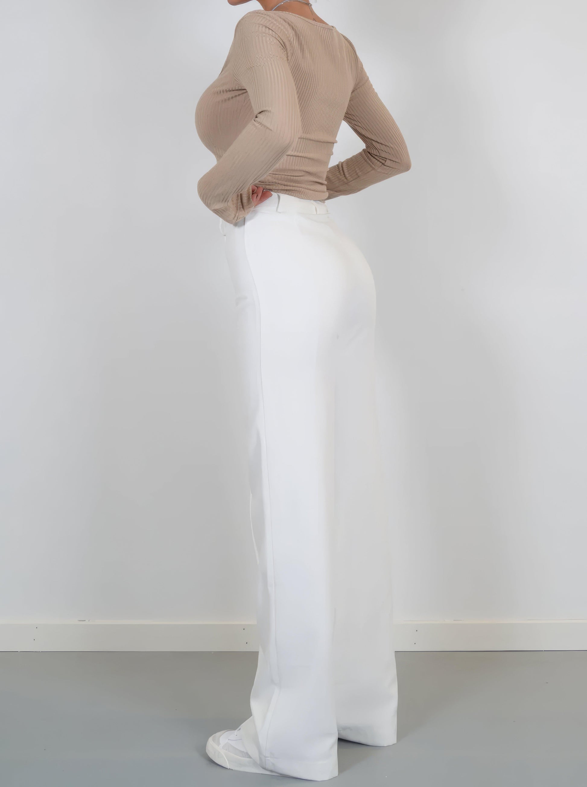 Image of Lisa | Women's High-Waisted Wide Leg Pants
