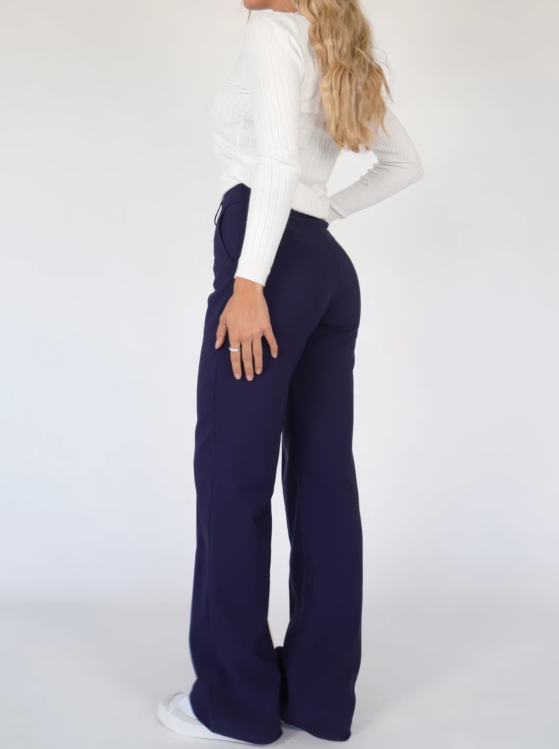 Image of Lisa | Women's High-Waisted Wide Leg Pants