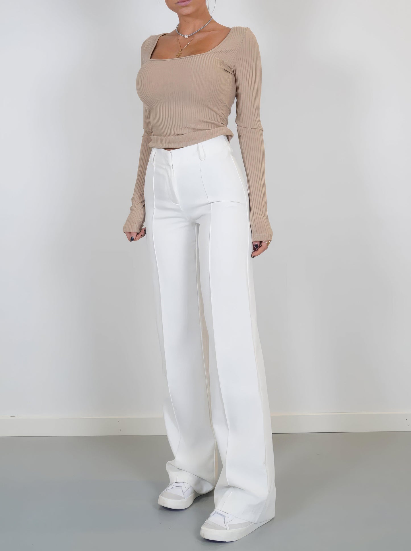Image of Lisa | Women's High-Waisted Wide Leg Pants