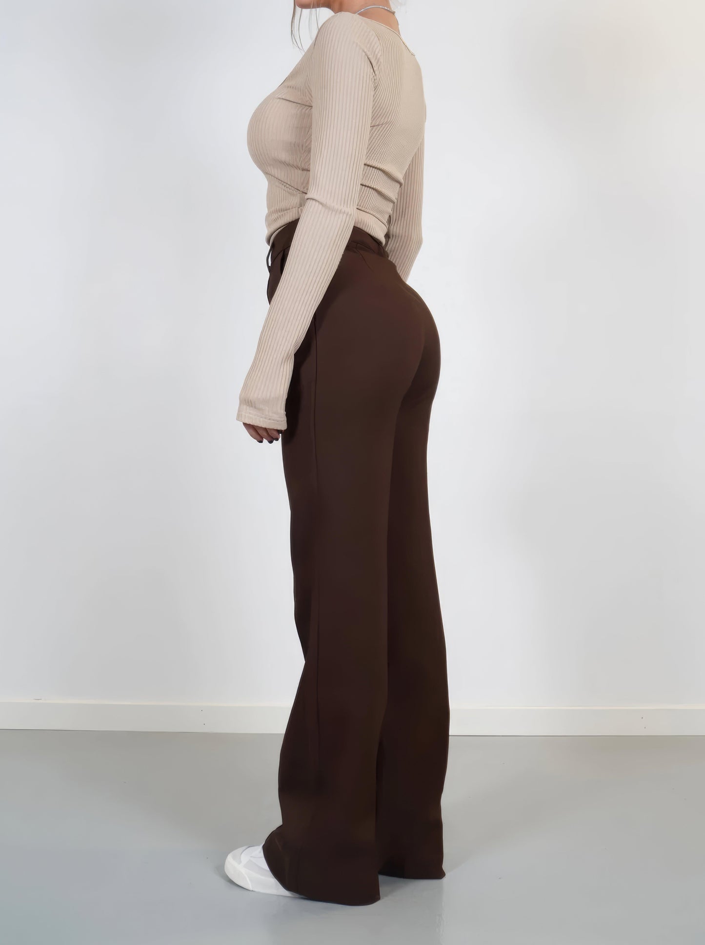 Image of Lisa | Women's High-Waisted Wide Leg Pants