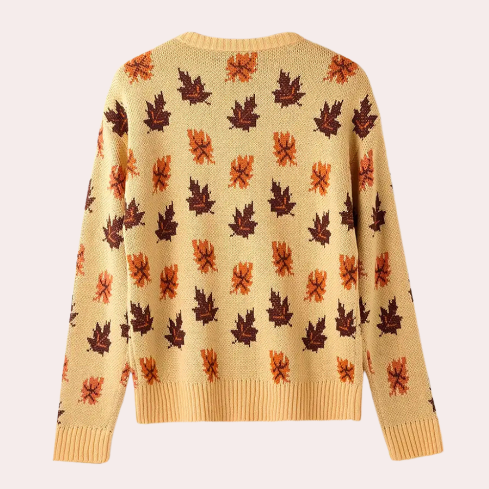 Image of Lisa | Women's Patterned Crewneck Sweater