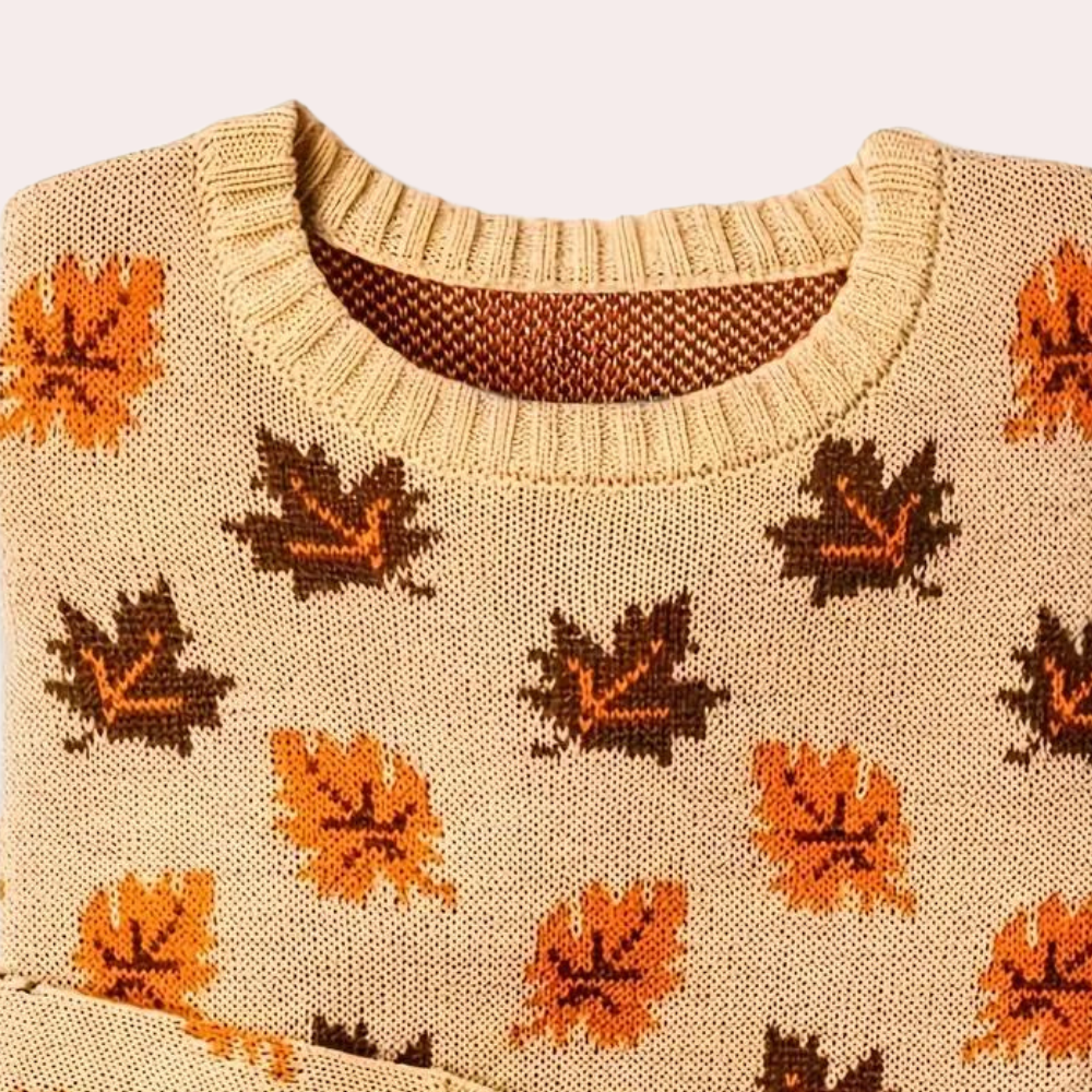 Image of Lisa | Women's Patterned Crewneck Sweater