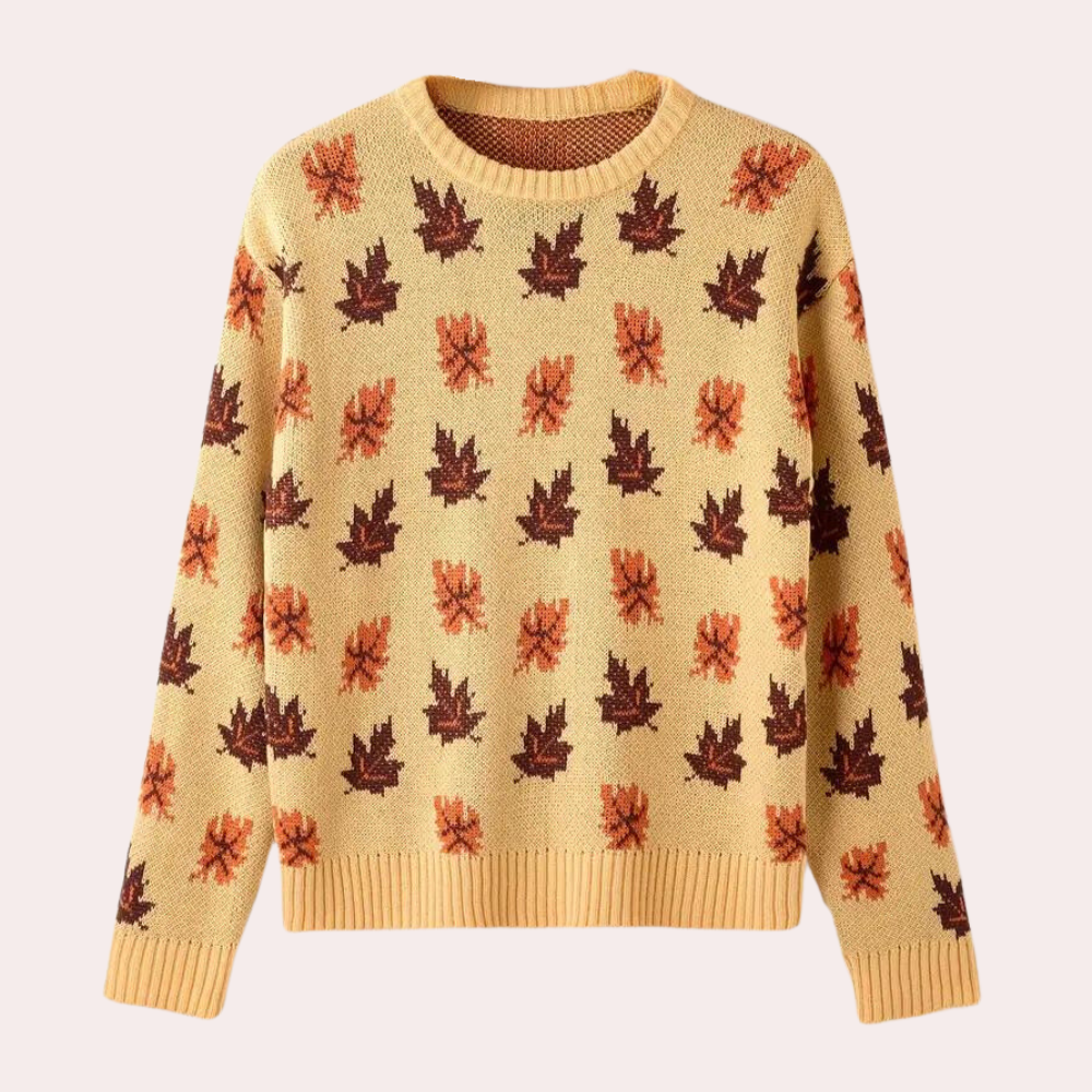 Image of Lisa | Women's Patterned Crewneck Sweater