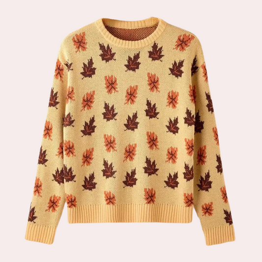 Image of Lisa | Women's Patterned Crewneck Sweater