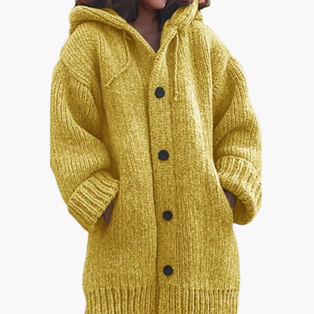 Long Hooded Cardigan for Women