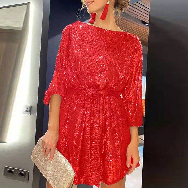 Loose Mini Party Dress