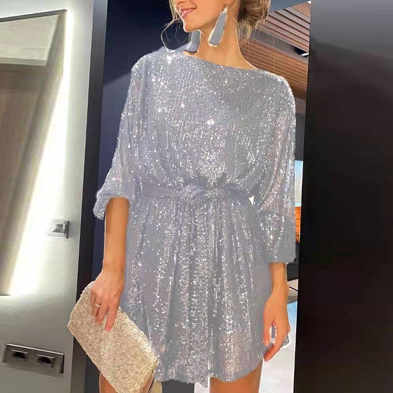 Loose Mini Party Dress