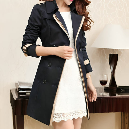Image of Lucia | Women's Double Breasted Midi Coat
