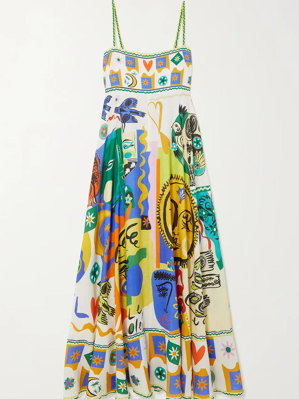 Image of Lucille | Women's Sleeveless A-Line Maxi Dress