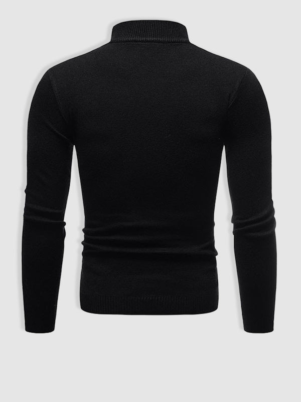 Image of Luther | Men's Slim Fit Turtleneck Sweater