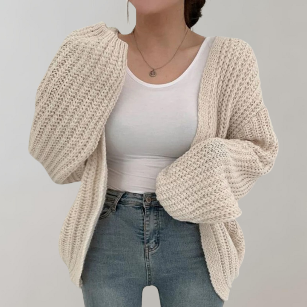 Image of Lydia | Women's Oversized Open Front Cardigan