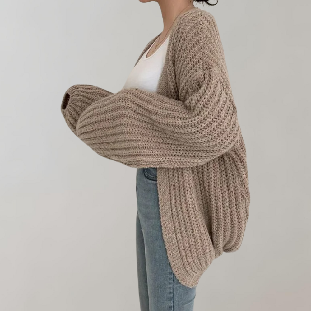 Image of Lydia | Women's Oversized Open Front Cardigan