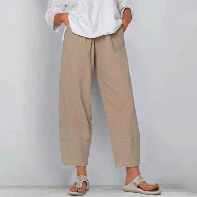Lydia | Women's High-Waisted Wide Leg Pants - Image 1