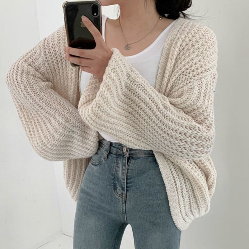 Image of Mae | Women's Oversized Open Front Cardigan