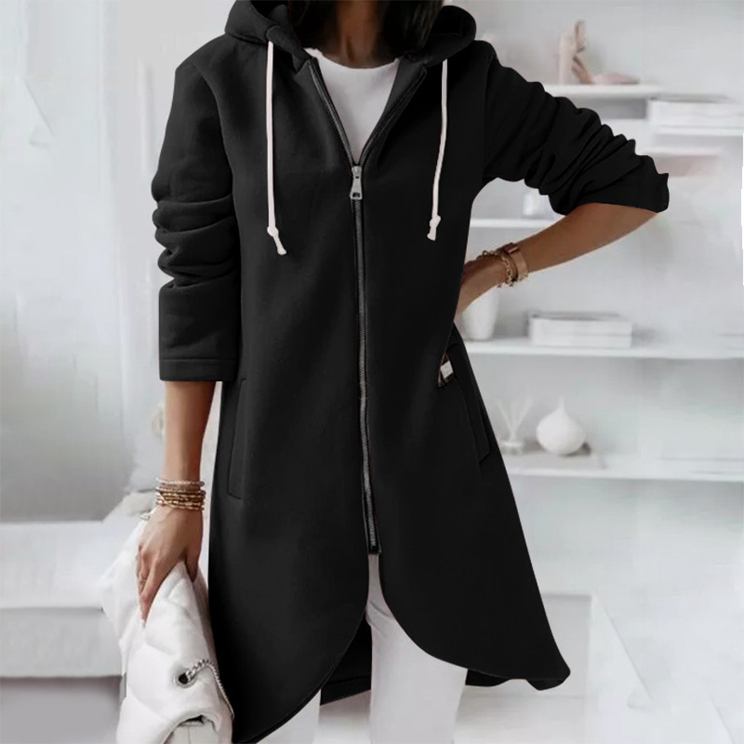 Image of Maisie | Women's Longline Zip-Up Jacket
