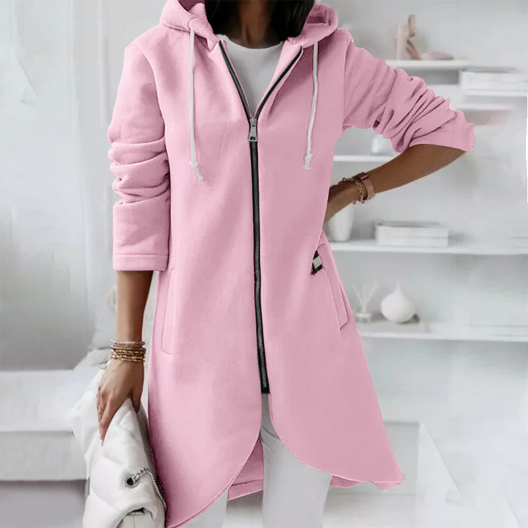 Image of Maisie | Women's Longline Zip-Up Jacket