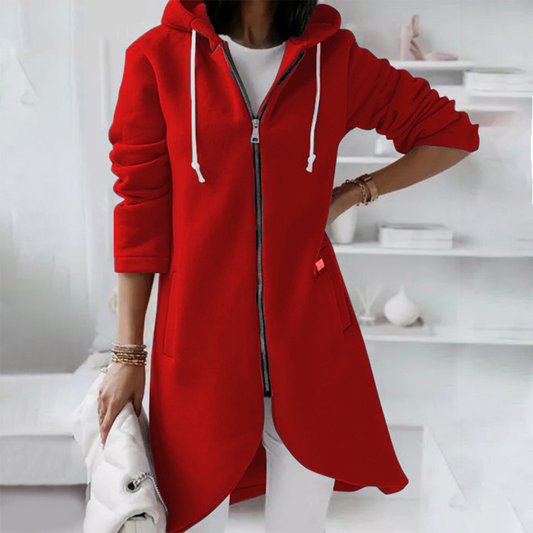 Image of Maisie | Women's Longline Zip-Up Jacket
