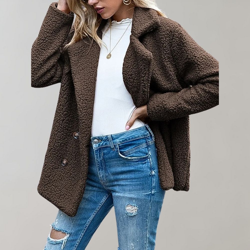 Image of Marcia | Women's Double Breasted Relaxed Fit Jacket