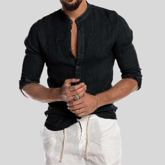 Image of Marco | Men's Long Sleeve Casual Shirt
