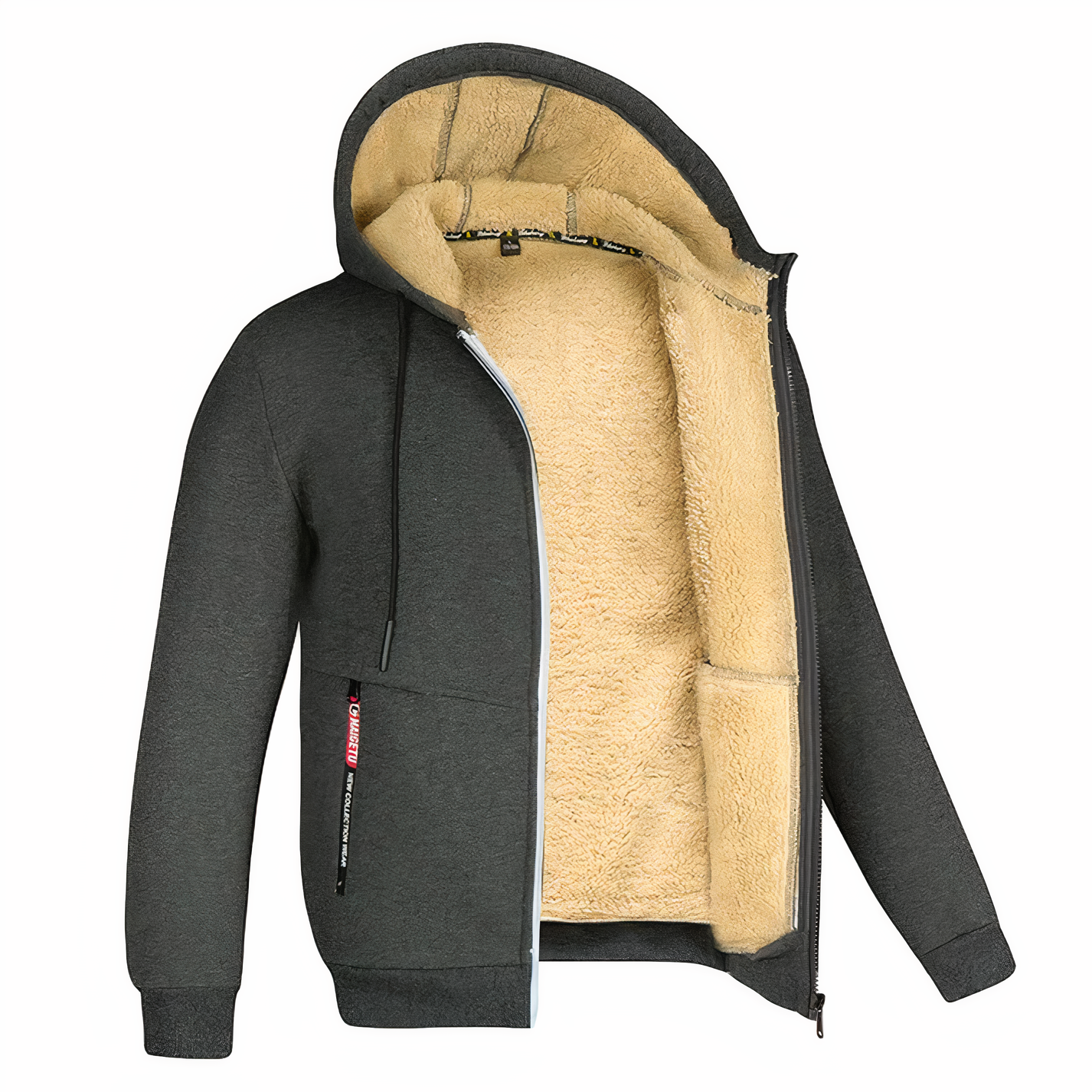 Image of Marcus | Men's Fleece Lined Zip-Up Jacket