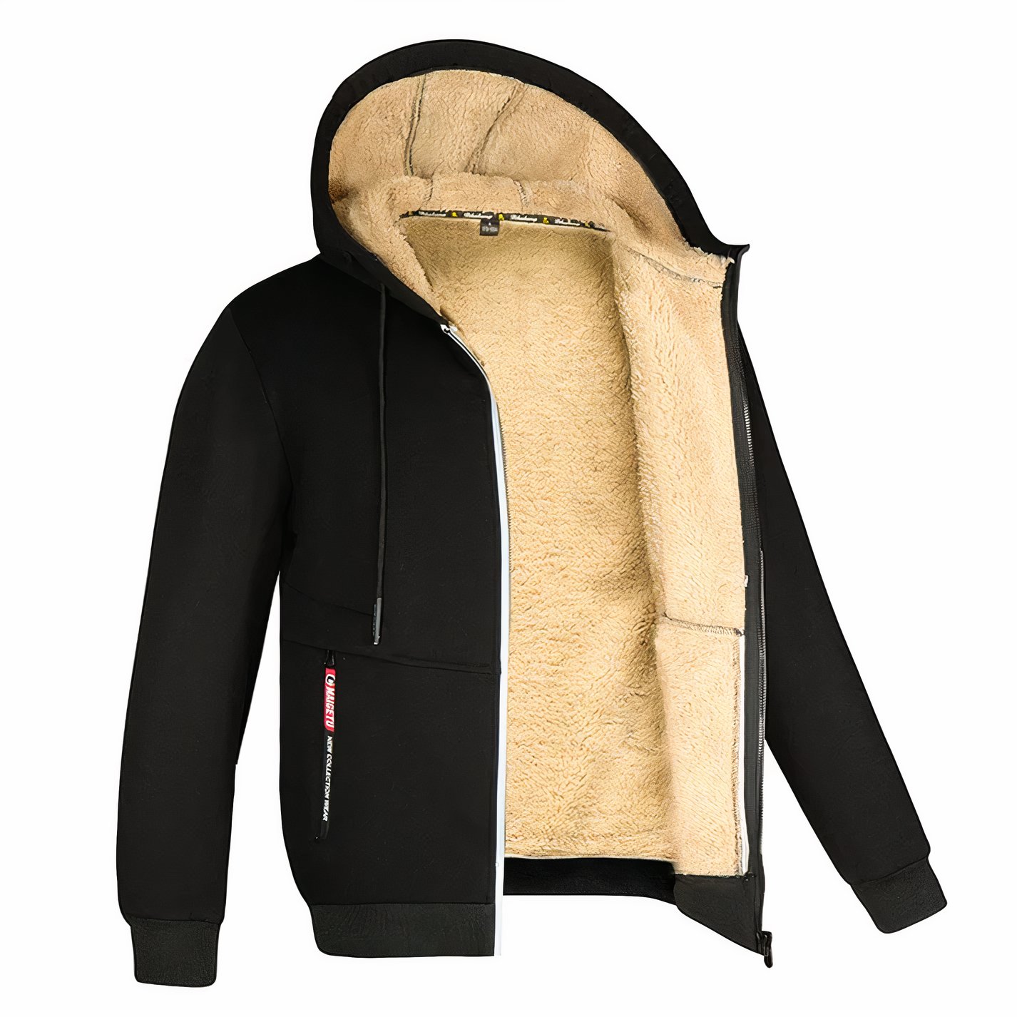 Image of Marcus | Men's Fleece Lined Zip-Up Jacket