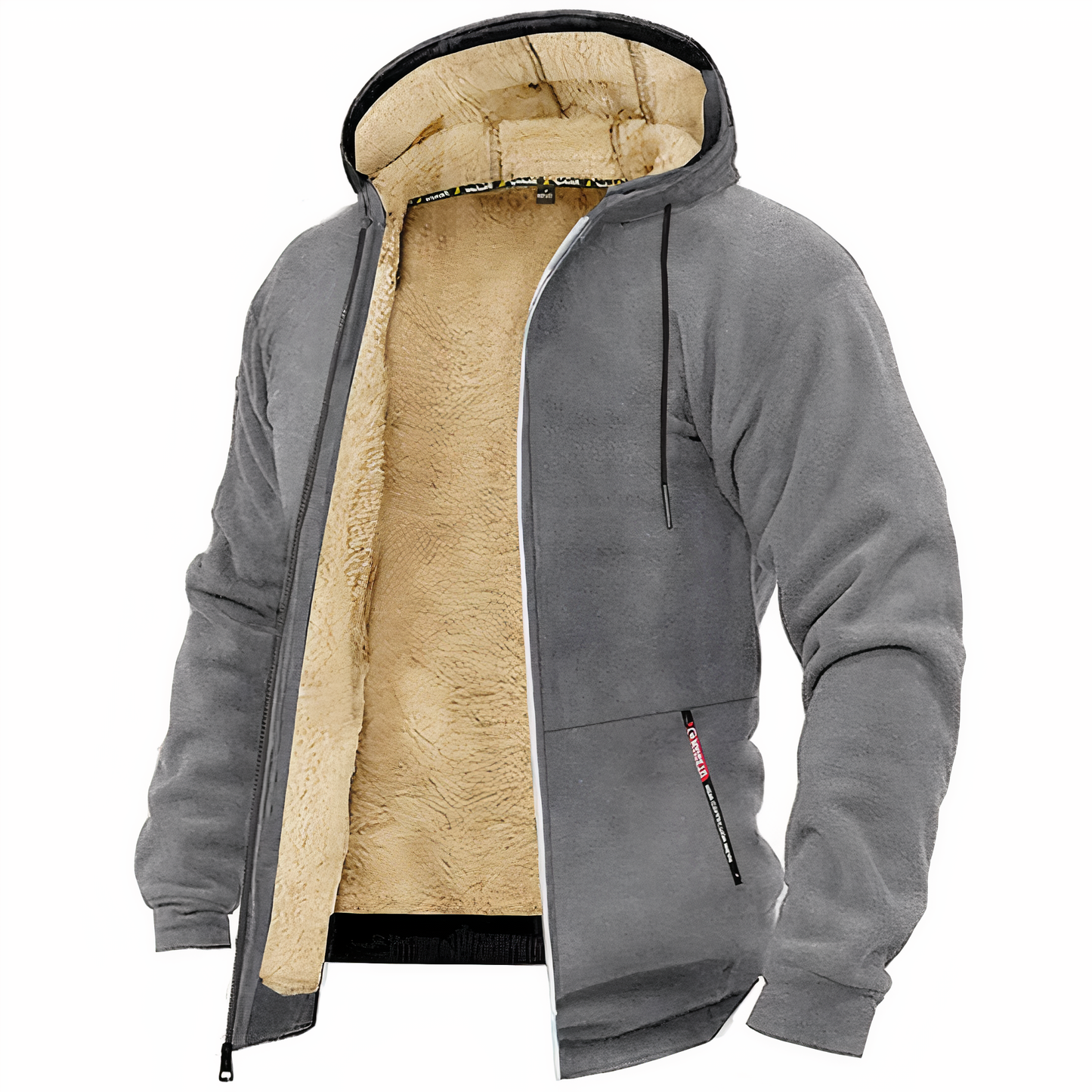 Image of Marcus | Men's Fleece Lined Zip-Up Jacket