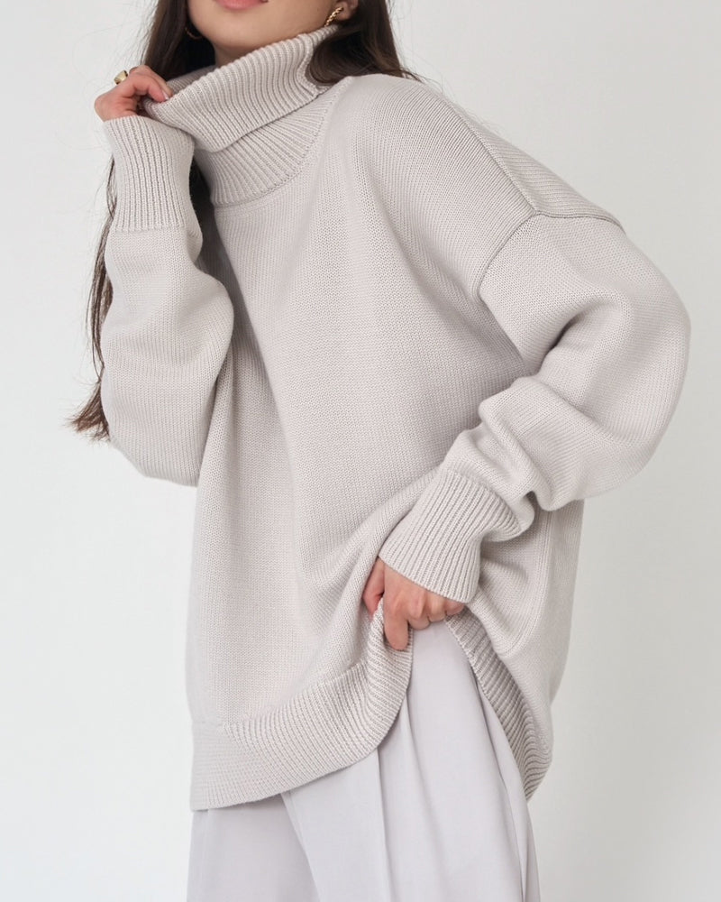 Image of Margot | Women's Oversized Turtleneck Sweater