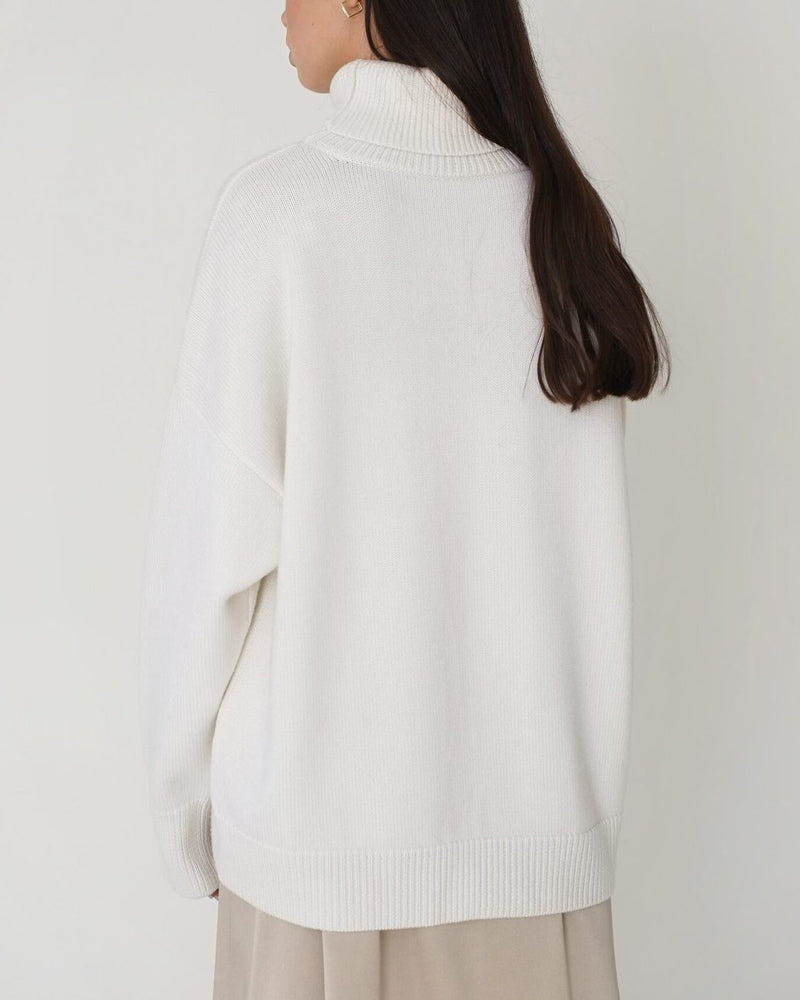 Image of Margot | Women's Oversized Turtleneck Sweater