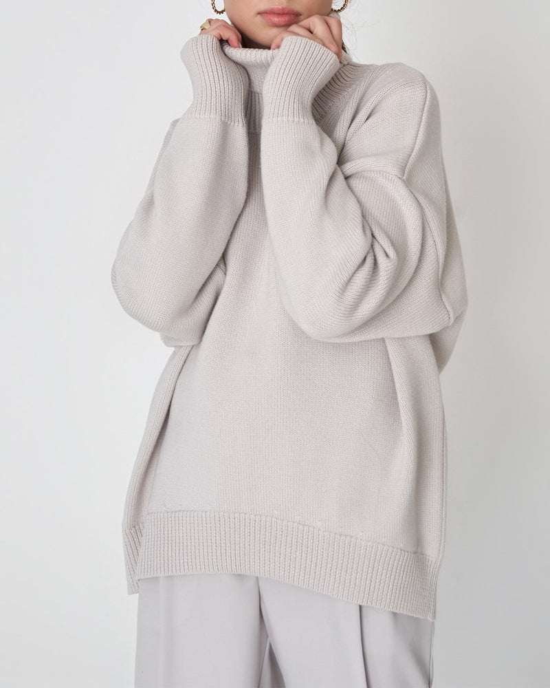 Image of Margot | Women's Oversized Turtleneck Sweater