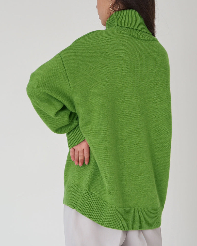 Image of Margot | Women's Oversized Turtleneck Sweater