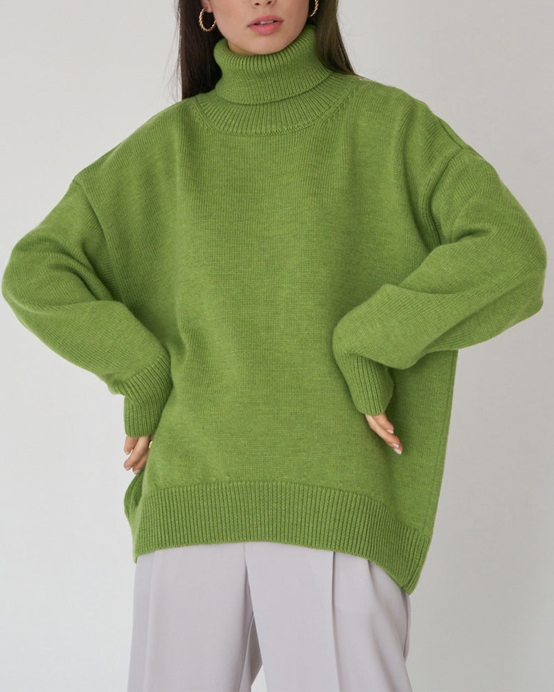 Image of Margot | Women's Oversized Turtleneck Sweater