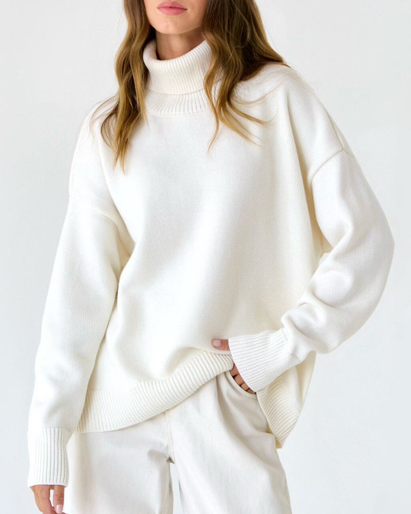 Image of Margot | Women's Oversized Turtleneck Sweater