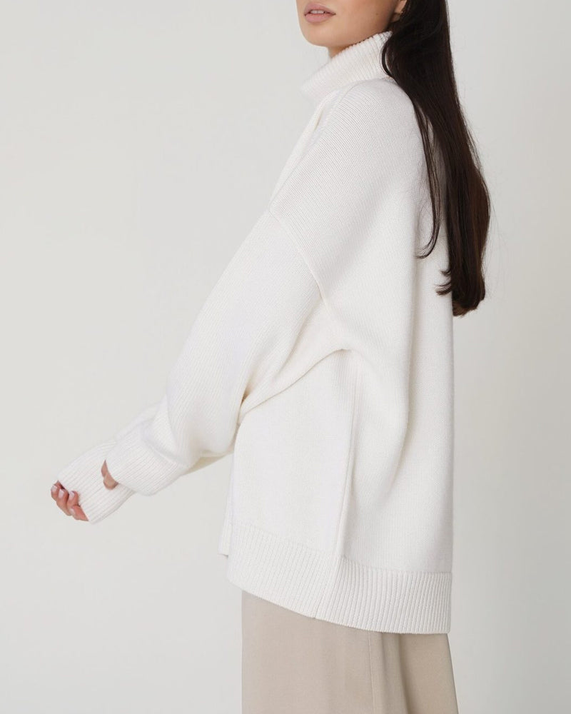 Image of Margot | Women's Oversized Turtleneck Sweater