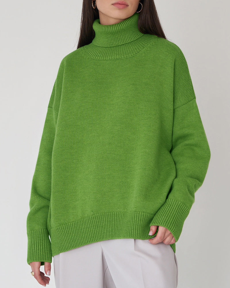 Image of Margot | Women's Oversized Turtleneck Sweater