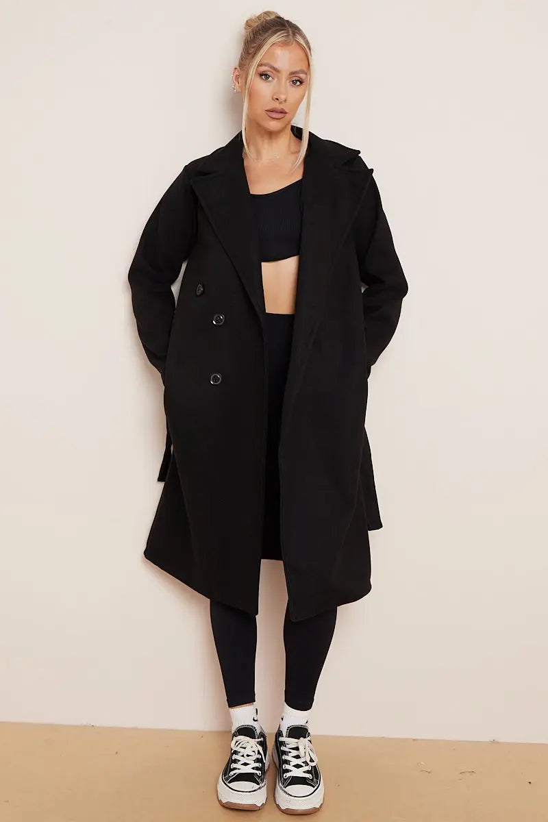 Image of Maria | Women's Double Breasted Long Coat