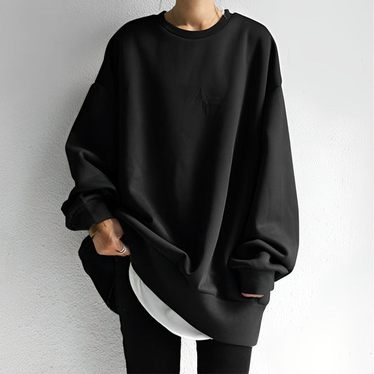 Image of Maria | Women's Oversized Crewneck Pullover Sweater