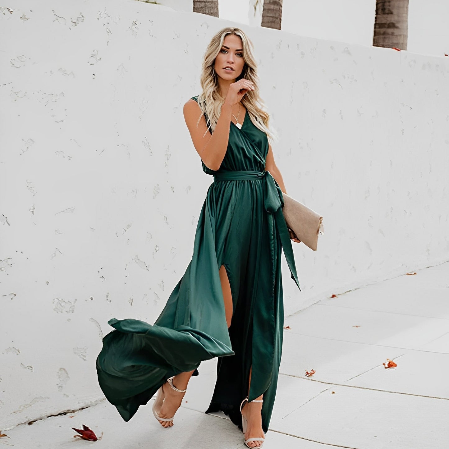 Image of Marissa | Women's Sleeveless A-Line Maxi Dress