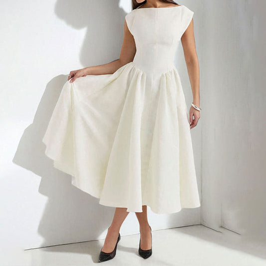 Image of Marissa | Women's Sleeveless A-Line Midi Dress