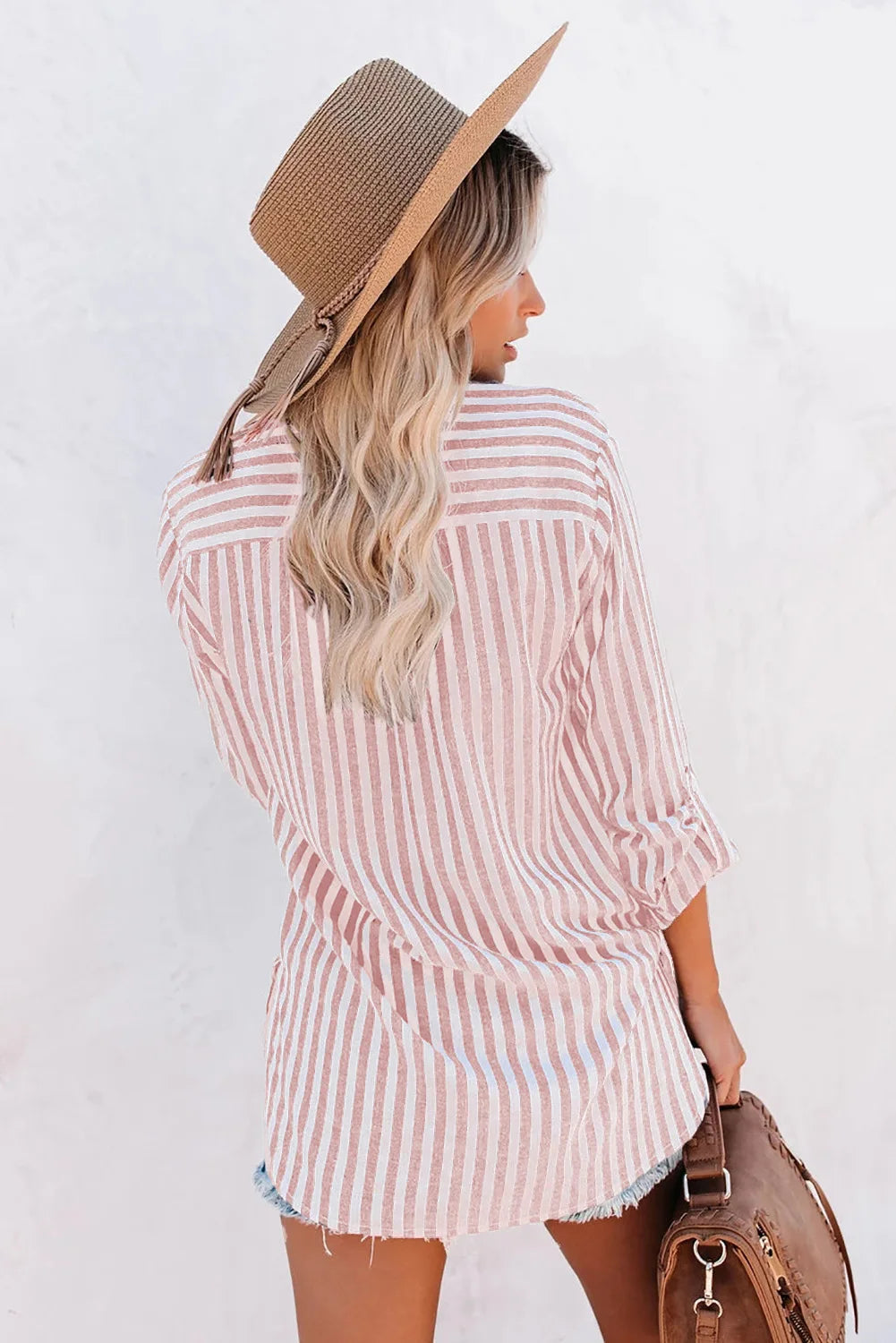 Image of Martha | Women's Striped Button-Down Blouse