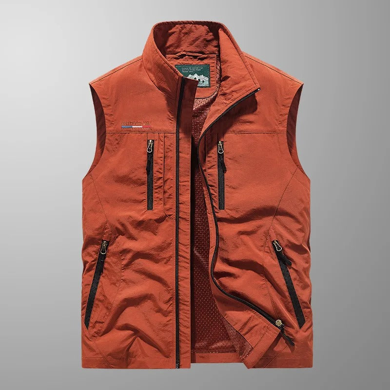 Image of Marvin | Men's Full Zip Utility Vest