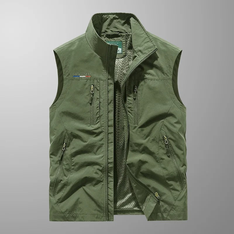 Image of Marvin | Men's Full Zip Utility Vest