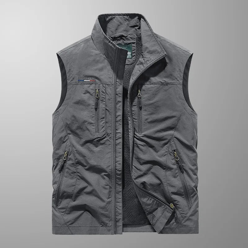 Image of Marvin | Men's Full Zip Utility Vest