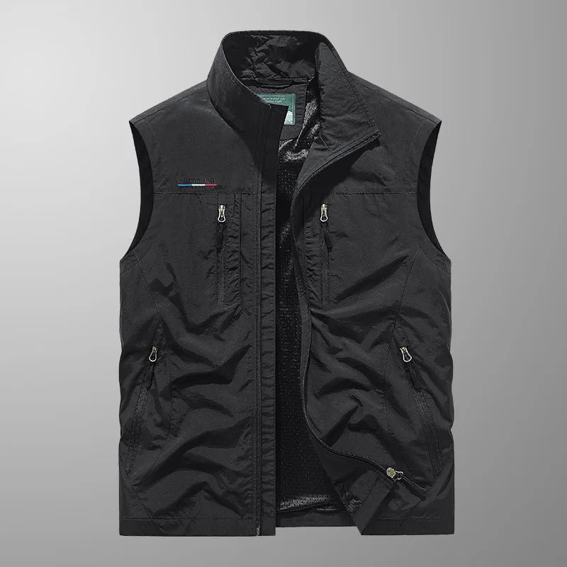 Image of Marvin | Men's Full Zip Utility Vest
