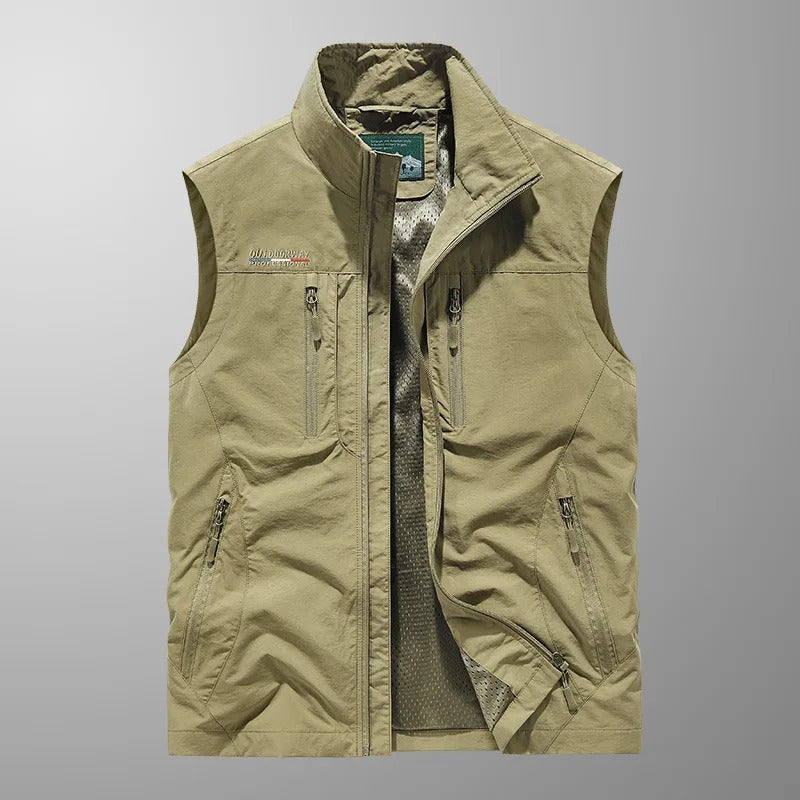Image of Marvin | Men's Full Zip Utility Vest